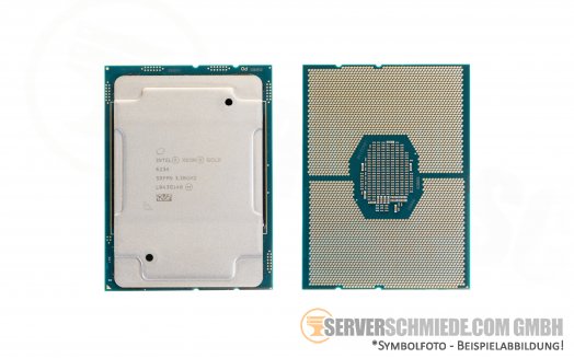 Intel Xeon Gold 6234 SRFPN 8C Server Prozessor 8x 3,30 GHz 24,75MB 3647 CPU