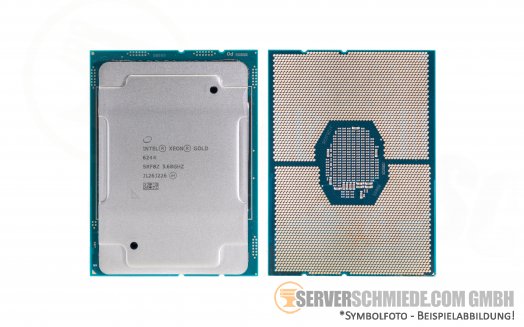 Intel Xeon Gold 6244 SRF8Z 8C Server Prozessor 8x 3,60 GHz 24,75 MB Cache 3647 CPU