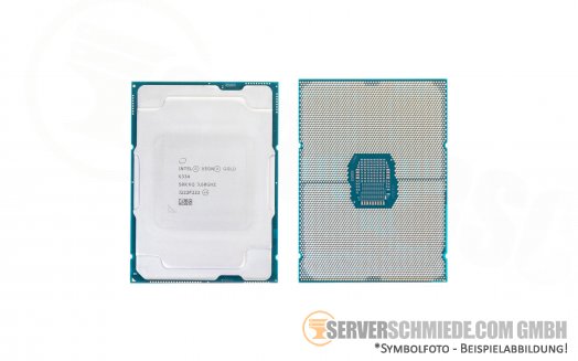 Intel Xeon Gold 6334 SRKXQ 8C Server Prozessor 8x 3.60 GHz 18 MB Cache 4189 CPU