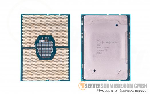 Intel Xeon Silver 4210 SRFBL 10C Server Prozessor 10x 2,20 GHz 13,75MB 3647 CPU