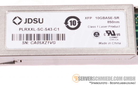 JDSU 10GBase 850nm Optical GBIC Transceiver PLRXXL-SC-S43-C1
