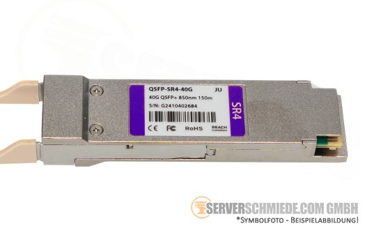 Juniper 40Gb QSFP+ Transceiver 850nm 150m QSFPP-40GBASE-SR4 QSFP-40G-SR4 MTP/MPO 3rd party