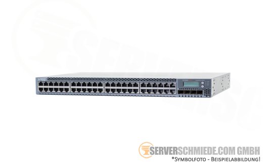 Juniper EX3300-48p PoE 48Port 10/100/1000 1GbE RJ-45 copper Gigabit 4x 10GbE SFP+ Ethernet Network Switch managed Layer 3 Power over Ethernet