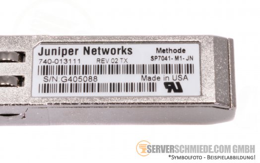 Juniper Networks 1Gb SFP to RJ-45 Copper GBIC Transceiver Modul Adapter SP7041-M1-JN 740-013111