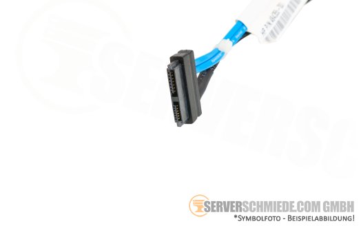 Kabel 65cm 1x SATA gerade 1x SATA winkel mit Stromanschluß HP DL360 DL320 G6 G7 484355-001