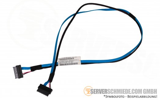 Kabel 85cm 1x SATA gerade 1x SATA winkel mit Stromanschluß HP DL360p DL360 Gen8 657197-001 667879-001