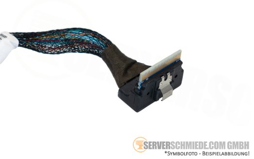 Lenovo 10cm RAID SAS Kabel cable 1x SFF-8654 gerade to 1x SFF-8654 winkel SD530 00MW573
