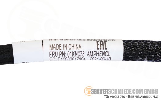Lenovo 25cm Backplane Power Kabel Cable 16-pin to 16-pin SR550 01KN078 SC17A02226