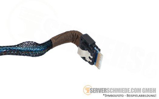 Lenovo 35cm SAS Kabel cable 1x SFF-8654 4i gerade to 1x SFF-8654 4i gerade SD530 00MW572