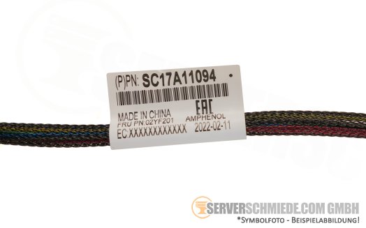 Lenovo 35cm Verlängerung Kabel Batterie 1x 8-pin male to 1x 8-pin female SR650 V2 02YF201 +NEW+