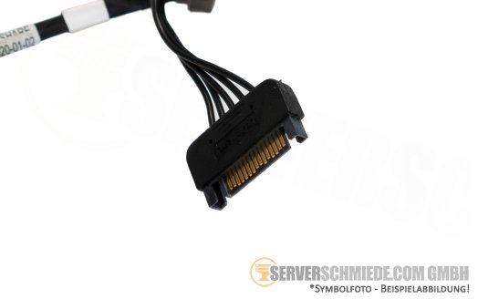 Lenovo 65cm SAS Kabel 1x SFF-8643 gerade to 1x SFF-8639 winkel + 1x SATA power gerade 01KN093
