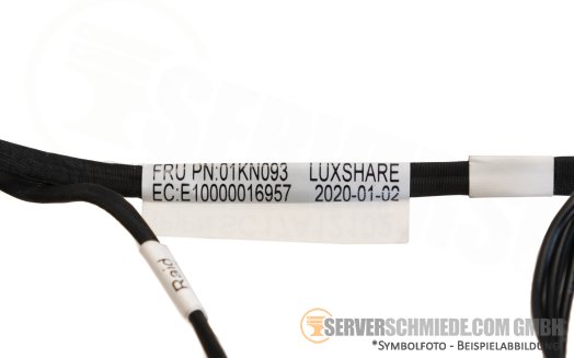 Lenovo 65cm SAS Kabel 1x SFF-8643 gerade to 1x SFF-8639 winkel + 1x SATA power gerade 01KN093