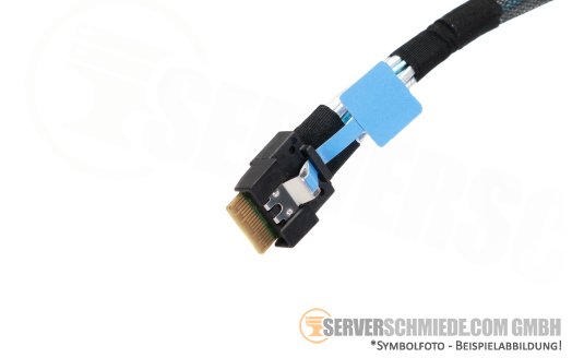 Lenovo 69 / 86cm SAS Kabel cable 2x SFF-8654 4i gerade to 2x SFF-8643 gerade SR645 V3 02YE577