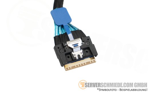 Lenovo 90cm NVMe Kabel cable 1x SFF-8654 gerade to 1x SFF-8654 gerade SR650 V2 02YH121