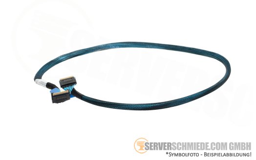 Lenovo 90cm NVMe Kabel cable 1x SFF-8654 gerade to 1x SFF-8654 gerade SR650 V2 02YH121
