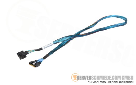 Lenovo 90cm NVMe Kabel cable SFF-8654 gerade to 2x SFF-8643 (double) gerade SR650 V2 02YH122