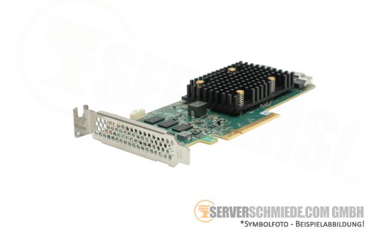 Lenovo 940-16i Broadcom 9560-16i 8GB 12G SAS NVMe Tri-Mode 2x SFF-8654 Raid Storage Controller 0, 1, 10, 5, 50, 6, 60 01PE818