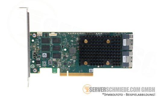 Lenovo 940-16i Broadcom 9560-16i 8GB 12G SAS NVMe Tri-Mode 2x SFF-8654 Raid Storage Controller 0, 1, 10, 5, 50, 6, 60 01PE818