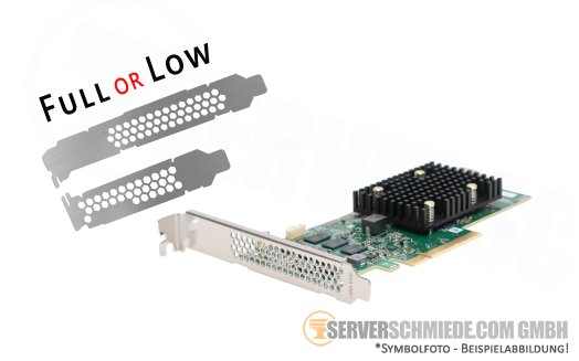 Lenovo 940-8i Broadcom 9560-8i 8GB 12G SAS NVMe Tri-Mode 1x SFF-8654 Raid Storage Controller 0, 1, 10, 5, 50, 6, 60 01PE817