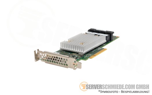 Lenovo Broadcom 9350-16i 4GB 12G SAS 4x SFF-8643 PCIe 3.0 x8 RAID Controller 0, 1, 5, 6, 10, 50, 60 03GX085