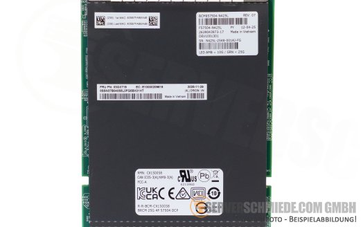 Lenovo Broadcom BCM57504 4x 10/25Gb SFP28 OCP 3.0 Controller Ethernet Netzwerk 03GX719 +NEW+