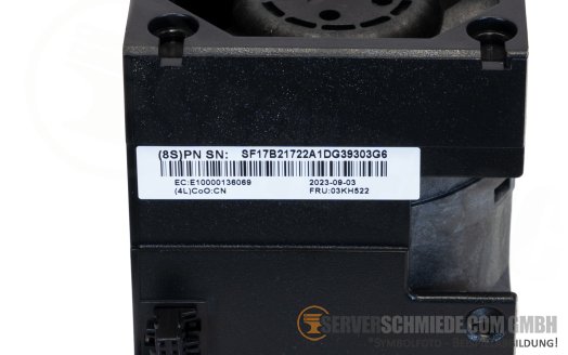 Lenovo Chassis Fan Lüfter Gehäuselüfter High Performance max. 270W SR650 V2 03KH521 4F17A14496 +NEW+