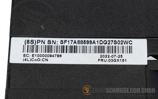 Lenovo Chassis Fan Lüfter Gehäuselüfter Standard Performance max. 240W SR650 V2 V3 
03GX151 +NEW+