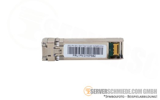 Lenovo Finisar 10Gb SFP+ LC duplex GBIC Optical Transceiver 850nm 100m FTLF8546P3BCV-LS 01KP582