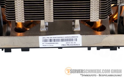 Lenovo Heatsink CPU Kühler 3U max. 270W LGA-4189 SR670 V2 ST650 V2 02JG511