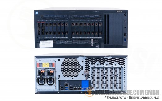 Lenovo IBM ThinkSystem ST550 Rack Server 16x 2,5" SFF 2x Intel XEON Scalable LGA3647 DDR4 ECC PSU Raid - Windows Server 2022 vmware 8