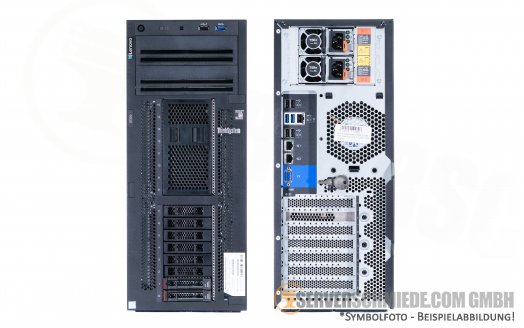 Lenovo IBM ThinkSystem ST550 Tower Server 8x 2,5" SFF 2x Intel XEON Scalable LGA3647 DDR4 ECC PSU Raid - Windows Server 2022 vmware 8