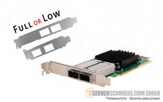 Lenovo Mellanox ConnectX-4 MCX456A 2x 100GbE QSFP28 Network IB VPI PCIe x16 Controller (vmware 8 Server 2022)