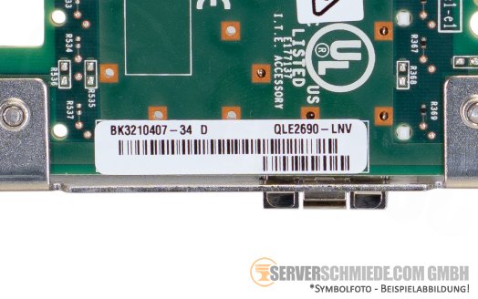 Lenovo QLogic QLE2690 1x 16Gb SFP+ PCIe 3.0 x8 Fibre Channel Enhanced Gen5 FC Single-port HBA 01KR585