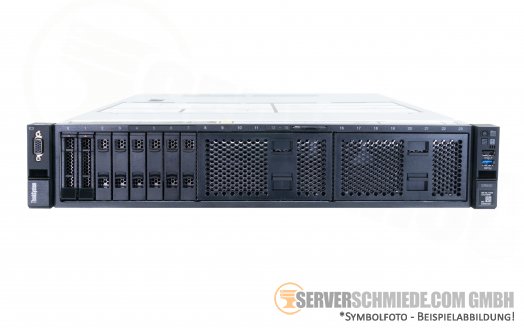 Lenovo IBM ThinkSystem SR650 19" 2U 8x 2,5" SFF 2x Intel XEON Scalable LGA3647 Server SAS Raid 2x PSU -vmware 7, Windows Server 2022-