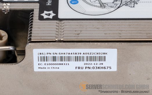 Lenovo Standard Performance Heatsink CPU Kühler 1U max. 165W SR630 V3 SR650 V3 03KH675 +NEW+