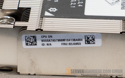 Lenovo Standard Performance Heatsink CPU Kühler 1U max. 200W SR645 SR665 02JK868