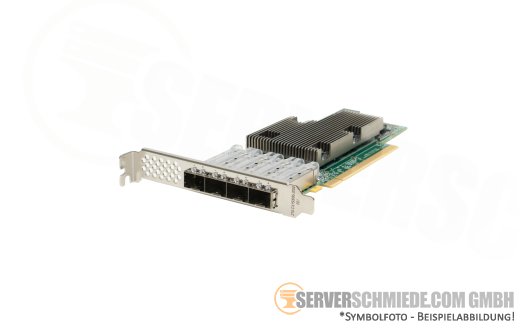 Lenovo ThinkSystem Broadcom P425G BCM957504-P425G 4x 10/25Gb SFP28 Network PCIe 4.0 x16 Controller vmware 8 Server 2022 proxmox +NEW+