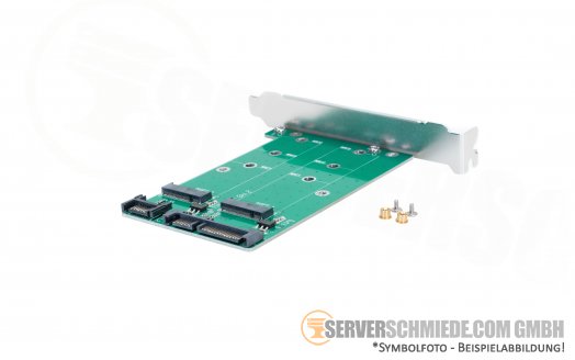 LOGILINK PC0086 2x SATA zu 2x M.2 SATA SSD Adapter