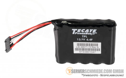 LSI ServeRAID SuperCap Capacitor Raid Cache BBU TFM 49571-13 TPL 13.5V 6.4F
