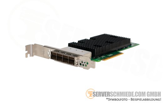 LSI Broadcom SAS9400-16e 9400-16e PCIe x8 4x SFF-8644 12G SAS3 NVMe Tri-Mode HBA for HDD SSD JBOD Controller (ZFS, Ceph)