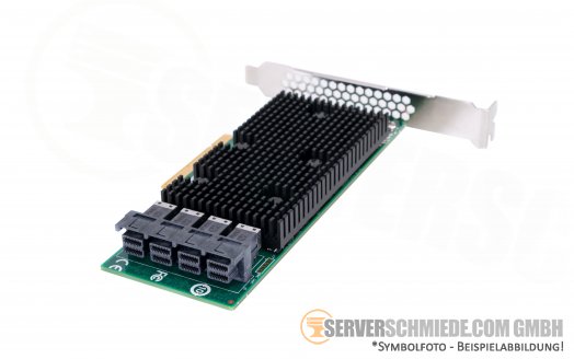 LSI SAS 9400-16i PCIe x8 4x SFF-8643 12G SAS3 NVMe HBA HDD SSD NVMe JBOD Tri-Mode Controller (ZFS, Ceph, MS Storage Spaces)
