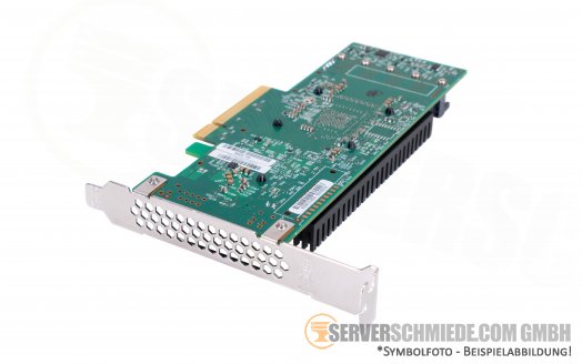 LSI SAS 9400-16i PCIe x8 4x SFF-8643 12G SAS3 NVMe HBA HDD SSD NVMe JBOD Tri-Mode Controller (ZFS, Ceph, MS Storage Spaces)