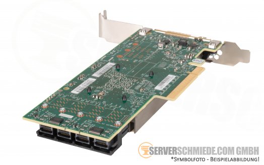 LSI Broadcom SAS9305-16i 9305-16i 9300-16i PCIe x8 4x SFF-8643 12G SAS3 S-ATA HBA for HDD SSD IT-Mode Storage Controller (ZFS, Ceph, MS Storage Spaces)