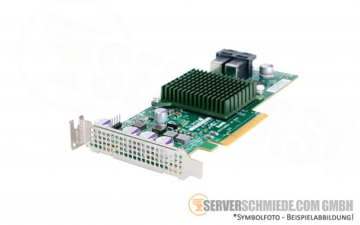 LSI Supermicro AOC-S3008L-L8E PCIe x8 2x SFF-8643 8-port 12G SAS3 HBA IT-Mode for HDD SSD Controller Ceph ZFS Software Raid