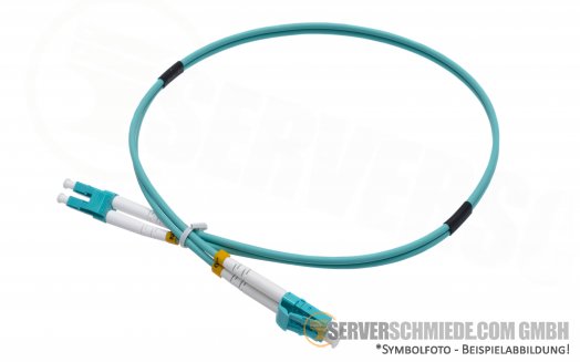 LWL 0,5m 50cm Glasfaser Kabel 2x LC Duplex 50/125 OM3 Patchkabel Netzwerk Optisch