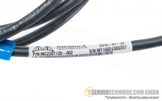 Mellanox Arista 2m Kabel DAC copper 2x 56/40Gb QSFP+ Network Infiniband MC2207130-002