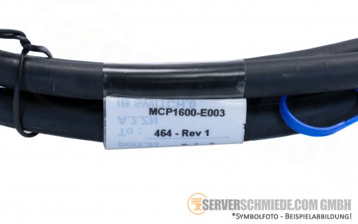 Mellanox 3m Kabel DAC copper 100Gb 2x QSFP28 100 Gigabit Ethernet Infiniband cable MCP1600-C003 MCP1600-E003