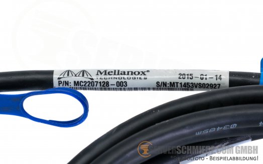 Mellanox Arista 3m Kabel DAC copper 2x 56/40Gb QSFP+ Network Infiniband MC2207128-003