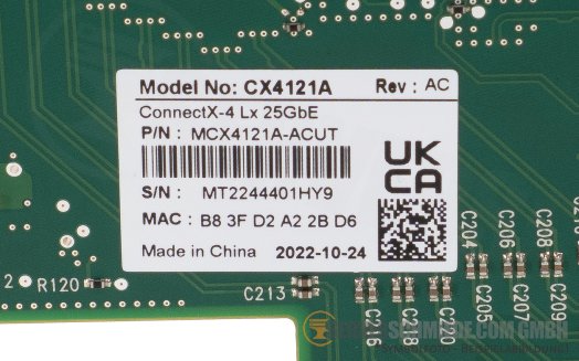 Mellanox ConnectX-4 LX EN 2x 1/10/25Gb SFP28 PCIe 3.0 x8 Ethernet Netzwerk RDMA RoCE MCX4121A-ACUT +NEW+