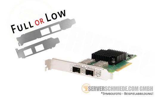 Mellanox ConnectX-4 LX EN 2x 1/10/25Gb SFP28 PCIe 3.0 x8 Ethernet Netzwerk RDMA RoCE MCX4121A-ACUT +NEW+